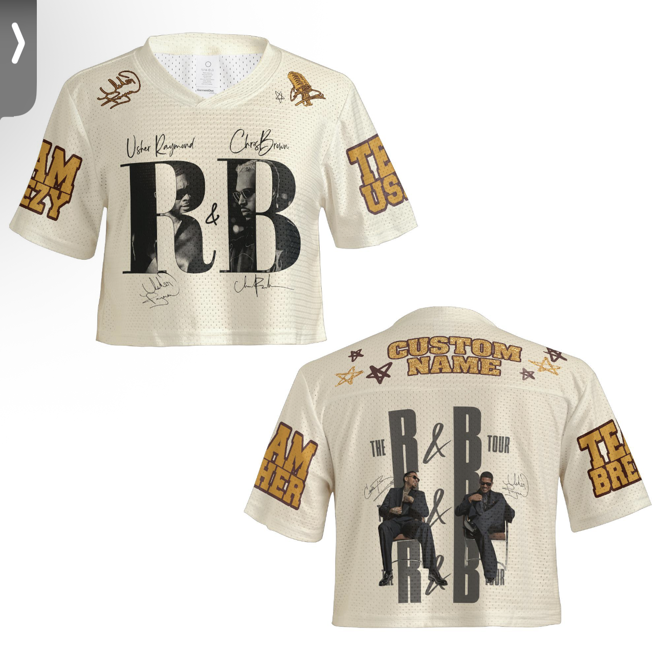 crop football jersey